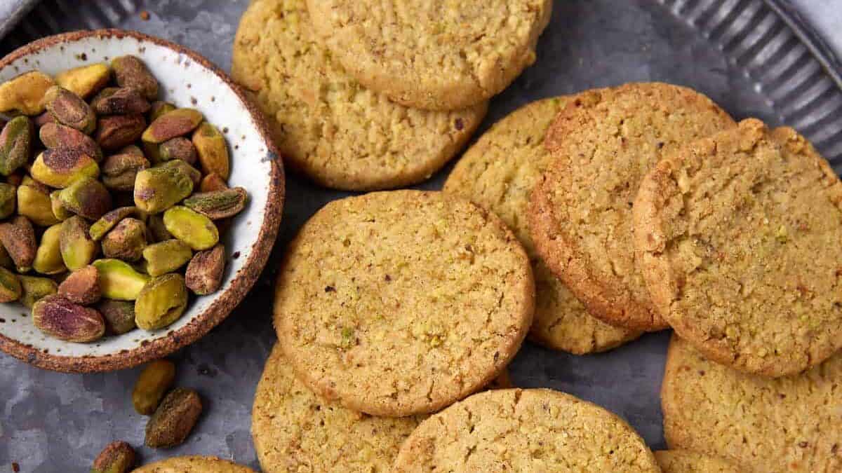 Quick & Easy Slice-and-Bake Pistachio Shortbread Recipe